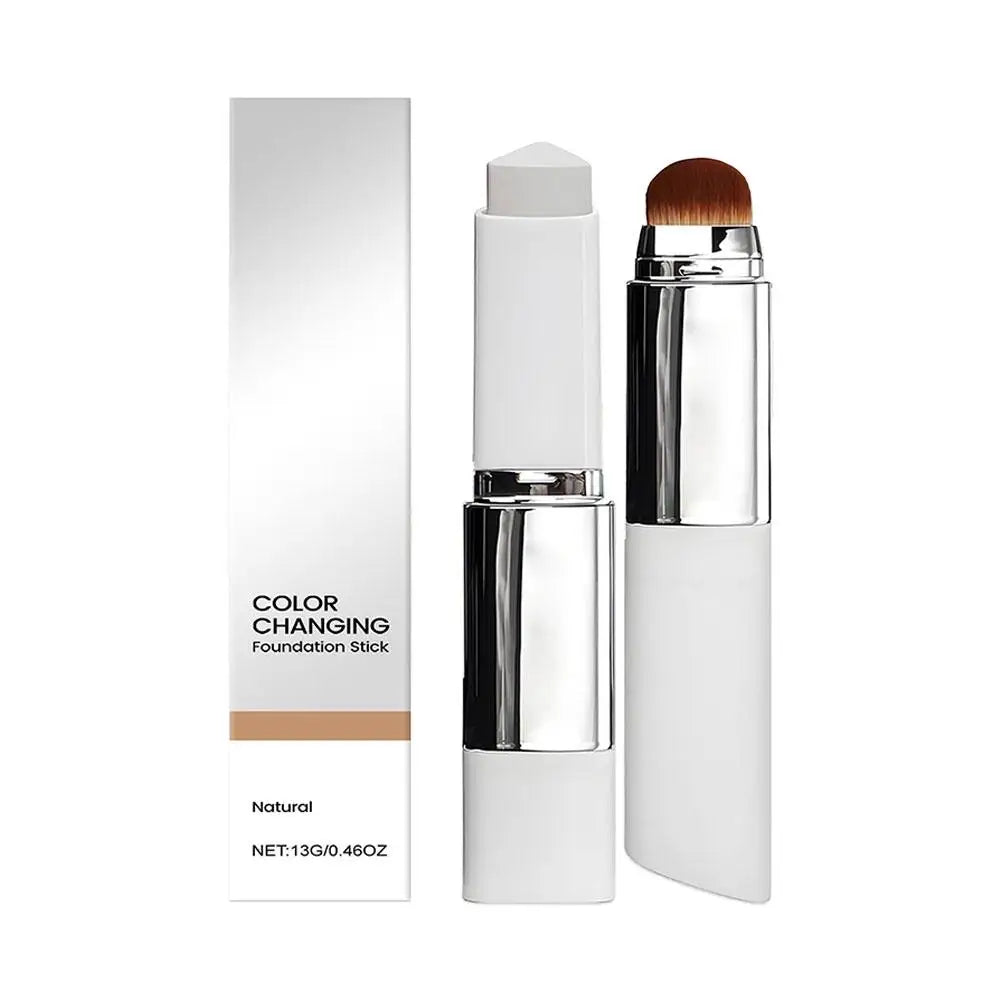 Natural Color Color-Changing Foundation Stick – Lightweight Moisturizing