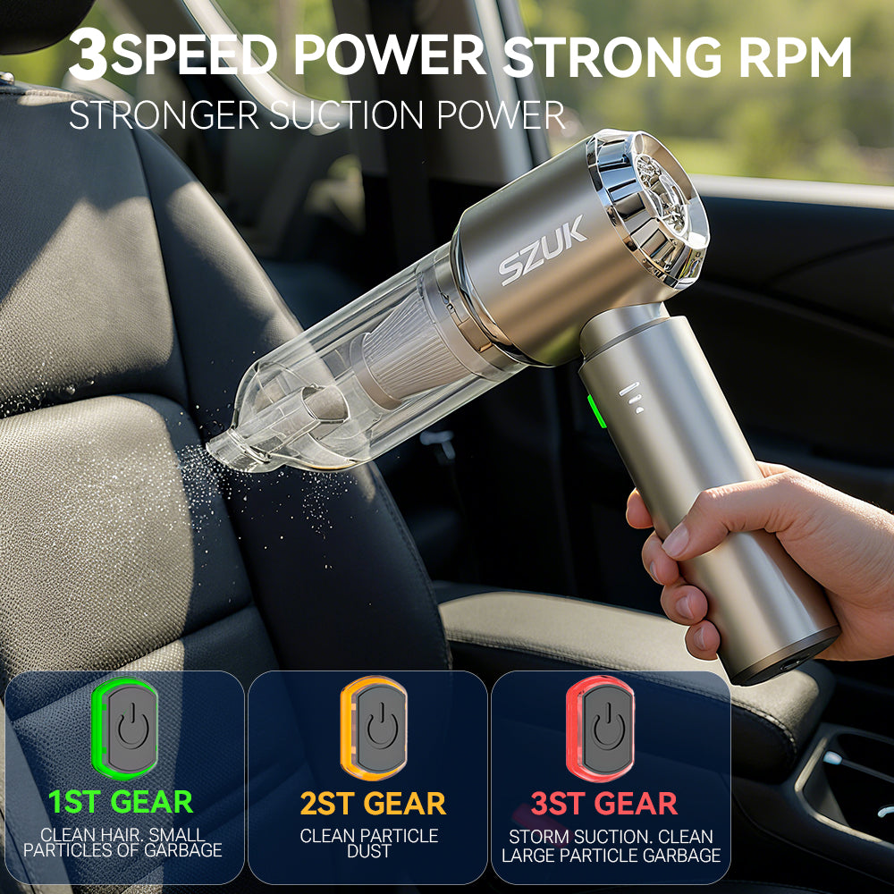 Trådlös Mini-Dammsugare – Perfekt för Bil & Hem