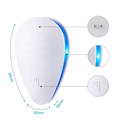 Ultraljud Myggskydd LED – 2-Pack