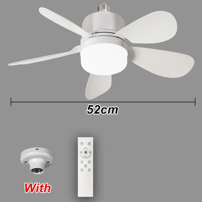 Takfläkt med LED-lampa & Fjärrkontroll