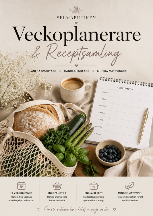 Veckoplaneraren – Recept & Inköpslista