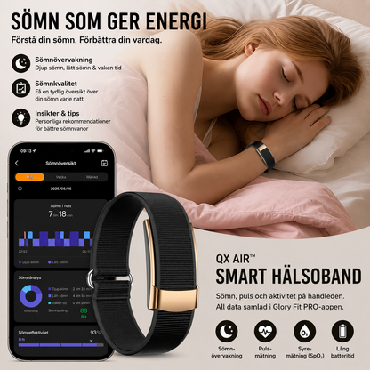 QX Air™ Smart Hälsoband