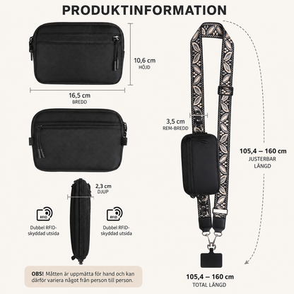 PocketStyle™ RFID Mobilväska