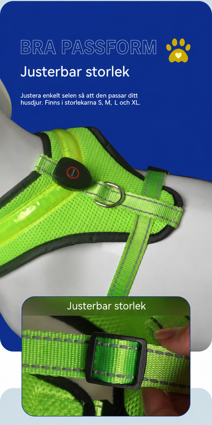 LED-sele med reflexer