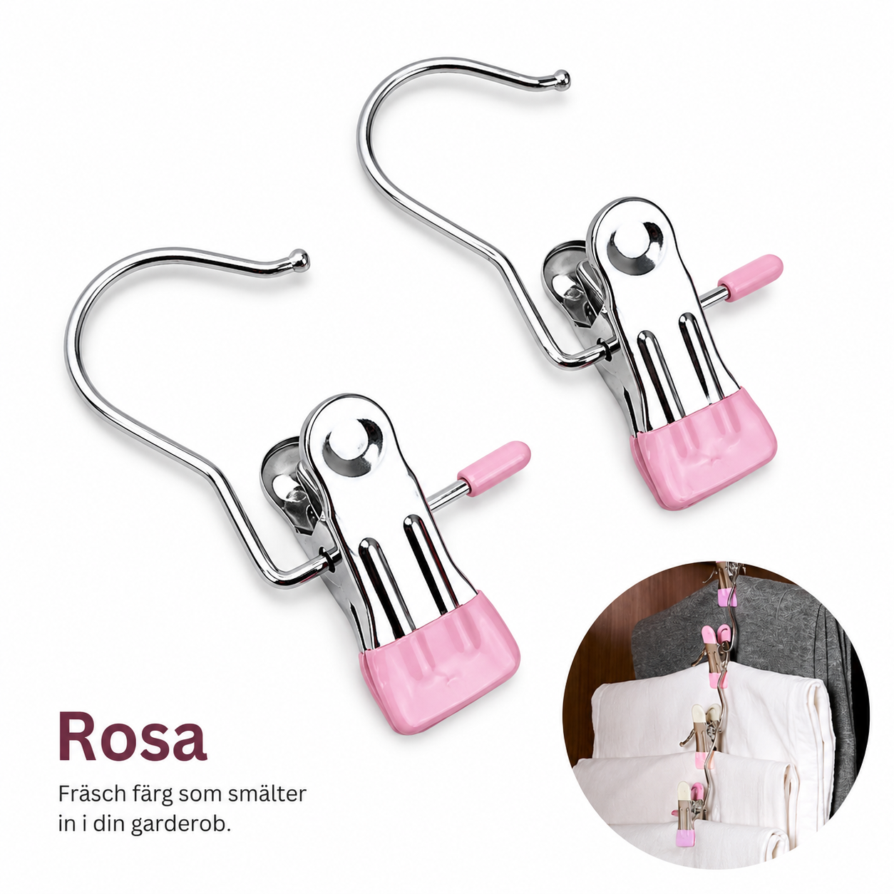 SmartClip™ Klädklämmor 20-Pack