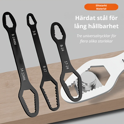MultiGrip - Universalnyckel 3-Pack