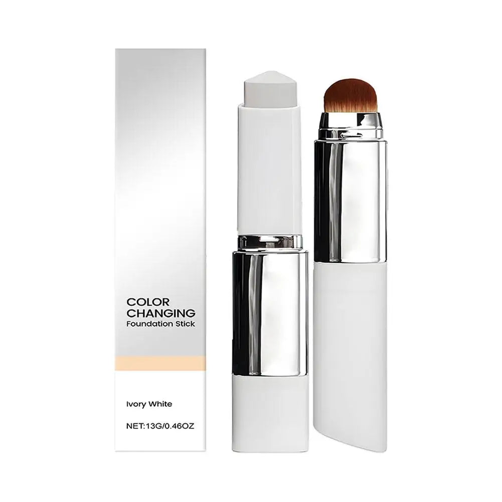 Ivory White Color Color-Changing Foundation Stick – Lightweight Moisturizing