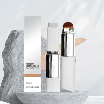 Color-Changing Foundation Stick – Lightweight Moisturizing